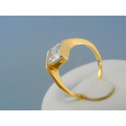 Zlatý prsteň žlté zlato zirkón VP52244Z