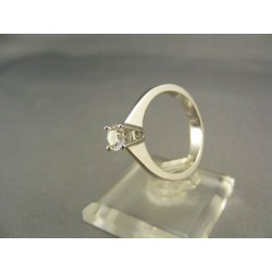 Diamantový prsteň v bielom zlate VD55424