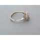 Elegantný strieborny prsteň Swarovského krištáliky VPS53241