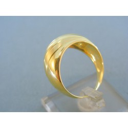 Zlatý prsteň žlté zlato jemný vzor DP62607Z