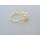 Zlatý dámsky prsteň žlté zlato zirkóny VP60144Z
