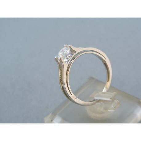 Zlatý dámsky prsteň biele zlato zirkón VP53316B