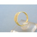 Zlatý dámsky prsteň žlté zlato zirkóny VP52278Z