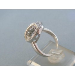 Krásny strieborný prsteň zirkóny VPS54748prs