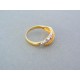 Zlatý dámsky prsteň žlté biele zlato VP51239Vaw