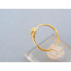Zlatý dámsky prsteň žlté zlato zirkónik VP53147Z