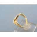 Zlatý dámsky prsteň žlté biele zlato VP59323V