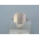 Jemne vzorovaný dámsky prsteň biele zlato VP52208Bpr