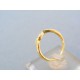 Zlatý dámsky prsteň žlté zlato dva zirkóny VP51220Zalo