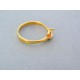 Dámsky zlatý prsteň žlté zlato zirkón VP50194Zče
