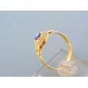Krásny dámsky prsteň žlté zlato kameň VP63319Zzl