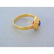Krásny dámsky prsteň žlté zlato kameň VP63319Zzl