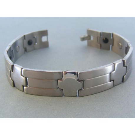Široký magnetický náramok ch. oceľ DNO225473pa