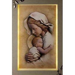 Strieborný obraz matka s dieťaťom D09.0447