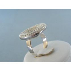 Strieborný prsteň swarovskí krirštáľ DPS57647