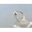 Zlatý prsteň biele zlato zirkón DP55244B