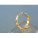 Zlatý prsteň ruženec žlté červené zlato VDP50200V 14 karátov 585/1000 2.00g