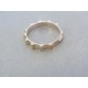 Zlatý prsteň ruženec biele zlato VP53221B