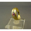 Zlatý dámsky prsteň farebný zirkón DP54365 585/1000 3,65g