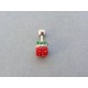 Piercing ch. oceľ farebné krištáliky VO048