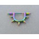 Piercing ch. oceľ pestrofarebný VO289