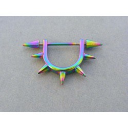 Piercing ch. oceľ pestrofarebný VO289