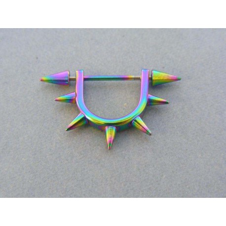 Piercing ch. oceľ pestrofarebný VO289