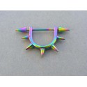 Piercing ch. oceľ pestrofarebný VO289