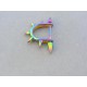 Piercing ch. oceľ pestrofarebný VO289