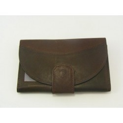 Dámska peňaženka kožena tmavohneda VGALANA2490