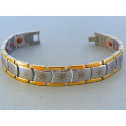 Magnetický náramok ch. oceľ vzorovaný VNO214393