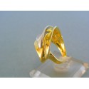 Zlatý dámsky prsteň dvojfarebné zlato DP56650V 585/1000 6,50g
