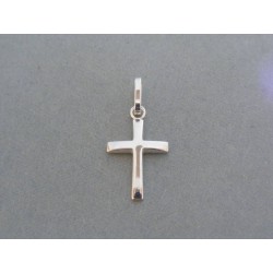 Strieborný prívesok krížik hladký bez vzoru VDIKS139 925/1000 1.39g
