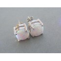 Strieborné náušnice napichovačky opál VAS408 925/1000 4.08g