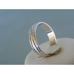 Strieborný prsteň obrúčka VAS65337 925/1000 3.37g