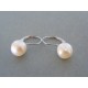 Strieborné dámske náušnice perla VAS333 925/1000 3.33g