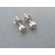 Strieborné dámske náušnice napichovačky kamienok VAS122 925/1000 1.22g