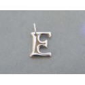 Strieborný prívesok písmeno E VIS154 925/1000 1.54g
