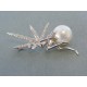 Strieborný prívesok víla perla kamienky VIS339 925/1000 3.39g