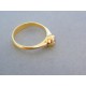Zlatý dámsky prsteň s diamantom žlté zlato VP62443Z 14 karátov 585/1000 4.43g