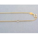 Zlatá dámska retiazka náhrdelnik žlté zlato VR45518Z 14 karátov 585/1000 5.18g