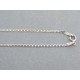 Zlatá retiazka oválne očká biele zlato VR50168B 14 karátov 585/1000 1.68g