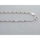 Zlatá retiazka male platničky biele zlato VR40172B 14 karátov 585/1000 1.72g