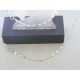 Zlatá retiazka male platničky biele zlato VR40172B 14 karátov 585/1000 1.72g
