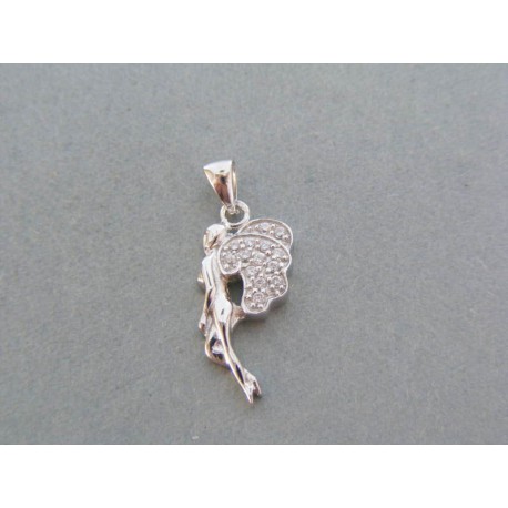 Strieborný prívesok víla kamienky DIS192 925/1000 1.92g