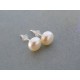 Strieborné náušnice perličky napichovačky DAS122 925/1000 1.22g