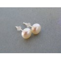 Strieborné náušnice perličky napichovačky VDAS122 925/1000 1.22g
