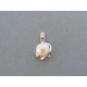 Strieborný dámsky prívesok perla VIS107 925/1000 1.07g
