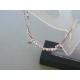 Strieborný dámsky náramok fialové kamienky VNS23419 925/1000 4.19g