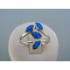 Strieborný dámsky prsteň opál DPS59522 925/1000 5.22g